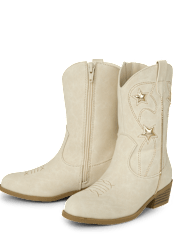 Girls Star Cowgirl Booties