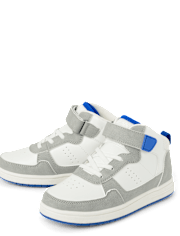 Boys Colorblock Mid Top Sneakers