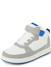 Boys Colorblock Mid Top Sneakers