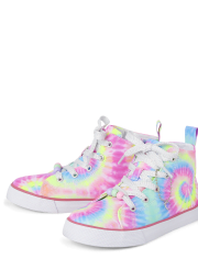 Tenis Niña Rainbow Corbata Dye High Top