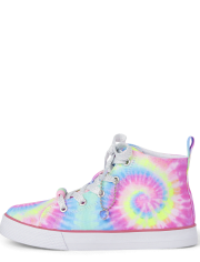 Tenis Niña Rainbow Corbata Dye High Top