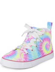 Tenis Niña Rainbow Corbata Dye High Top