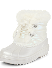 Girls Lace Up All Weather Boots