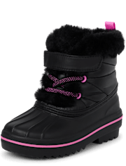 Toddler Girls Lace Up All Weather Boots