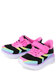 Toddler Girls Rainbow Ombre Running Sneakers