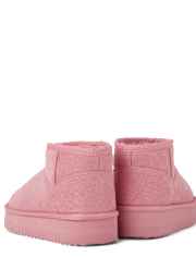 Girls Low Platform Teddy Boots