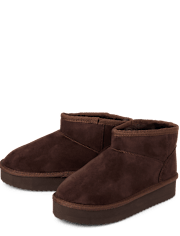 Botas Teddy Niña Plataforma Baja