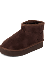 Botas Teddy Niña Plataforma Baja