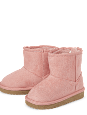 Toddler Girls Mid Teddy Boots