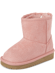 Toddler Girls Mid Teddy Boots