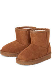 Toddler Girls Mid Teddy Boots