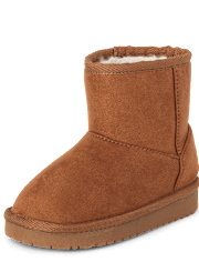 Toddler Girls Mid Teddy Boots