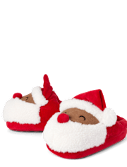 Unisex Kids Matching Family Santa Slippers