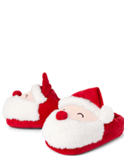 Unisex Kids Matching Family Santa Slippers