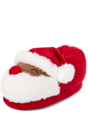 Unisex Toddler Matching Family Santa Slippers