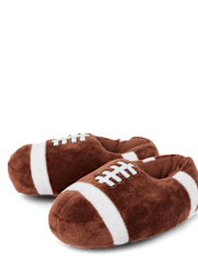 Pantuflas de fútbol familiares a juego para niños pequeños unisex