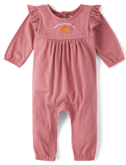 Baby Girls Pumpkin Pie Jumpsuit