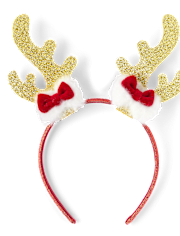 Girls Glitter Antler Headband