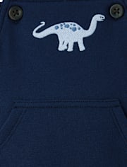 Conjunto de ropa de juego de 2 piezas Dino para bebés niños