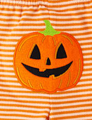 Conjunto de ropa de juego unisex para bebé First Halloween de 2 piezas