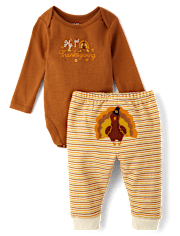 Ensemble de jeu 2 pièces Bébé First Thanksgiving