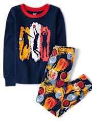 Boys Basketball Snug Fit Cotton Pajamas