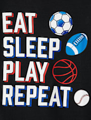 Boys Glow Sports Snug Fit Cotton Pajamas