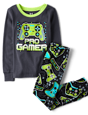 Boys Pro Gamer Snug Fit Cotton Pajamas