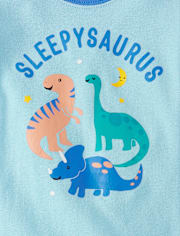 Pijamas para bebés y niños pequeños Boys Sleepysaurus