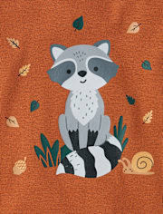 Baby And Toddler Boys Raccoon Snug Fit Cotton Pajamas