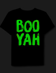 Camisetas estampadas Boo Yah para niños