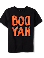 Camisetas estampadas Boo Yah para niños