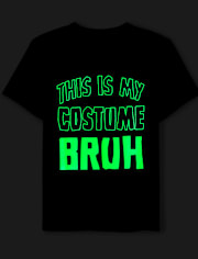 Boys Glow Costume Graphic Tee
