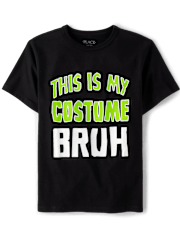 Boys Glow Costume Graphic Tee