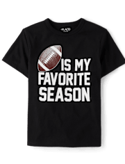 Kids Football Season Graphic Tee