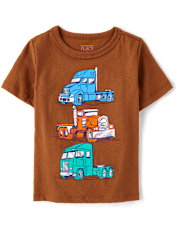 Baby And Toddler Boys Truck Graphic Tee