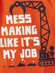 Baby And Niños pequeños Boys Mess Making Camisetas estampadas