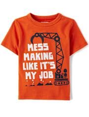 Baby And Niños pequeños Boys Mess Making Camisetas estampadas