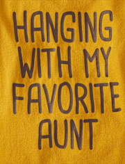 Baby And Niños pequeños Boys Favorite Aunt Camisetas estampadas