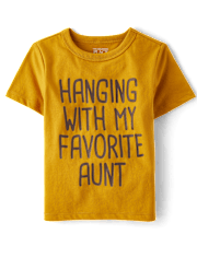 Baby And Niños pequeños Boys Favorite Aunt Camisetas estampadas