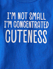 Baby And Toddler Boys Concentrated Cuteness Graphic Tee