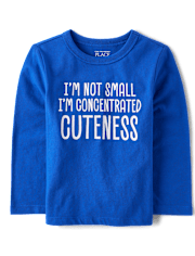 Baby And Toddler Boys Concentrated Cuteness Graphic Tee