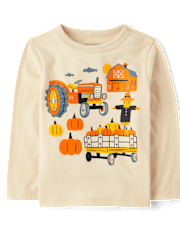 Baby And Toddler Boys Farm Graphic Tee