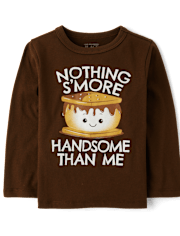 Baby And Toddler Boys S'more Handsome Graphic Tee