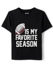 Unisex Baby And Toddler Football Season Graphic Tee