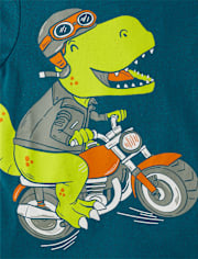 Baby And Toddler Boys Dino  Vehicle Graphic Tee 3-Pack