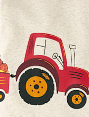 Baby And Toddler Tractor Snug Fit Cotton Pajamas