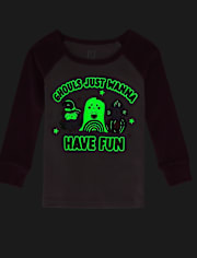 Baby And Toddler Girls Glow Ghouls Wanna Have Fun Snug Fit Cotton Pajamas
