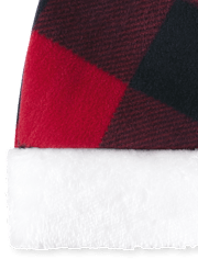 Baby And Toddler Matching Family Plaid Santa Hat