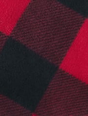 Baby And Toddler Matching Family Plaid Santa Hat